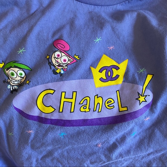 chanel fairly oddparents shirt